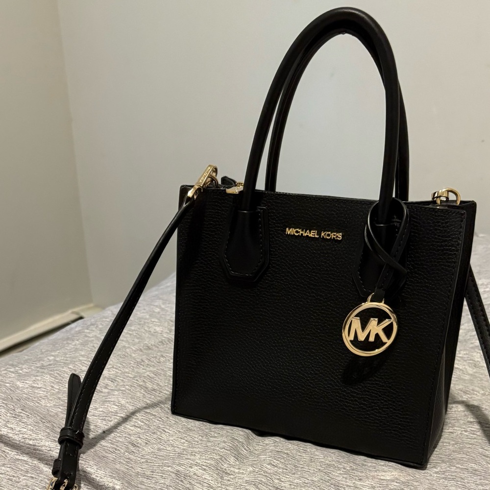 Michael Kors Black Leather Handbag